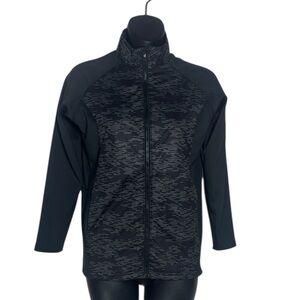 Peter millar kids medium 9/10 merge elite hybrid jacket black grey performance